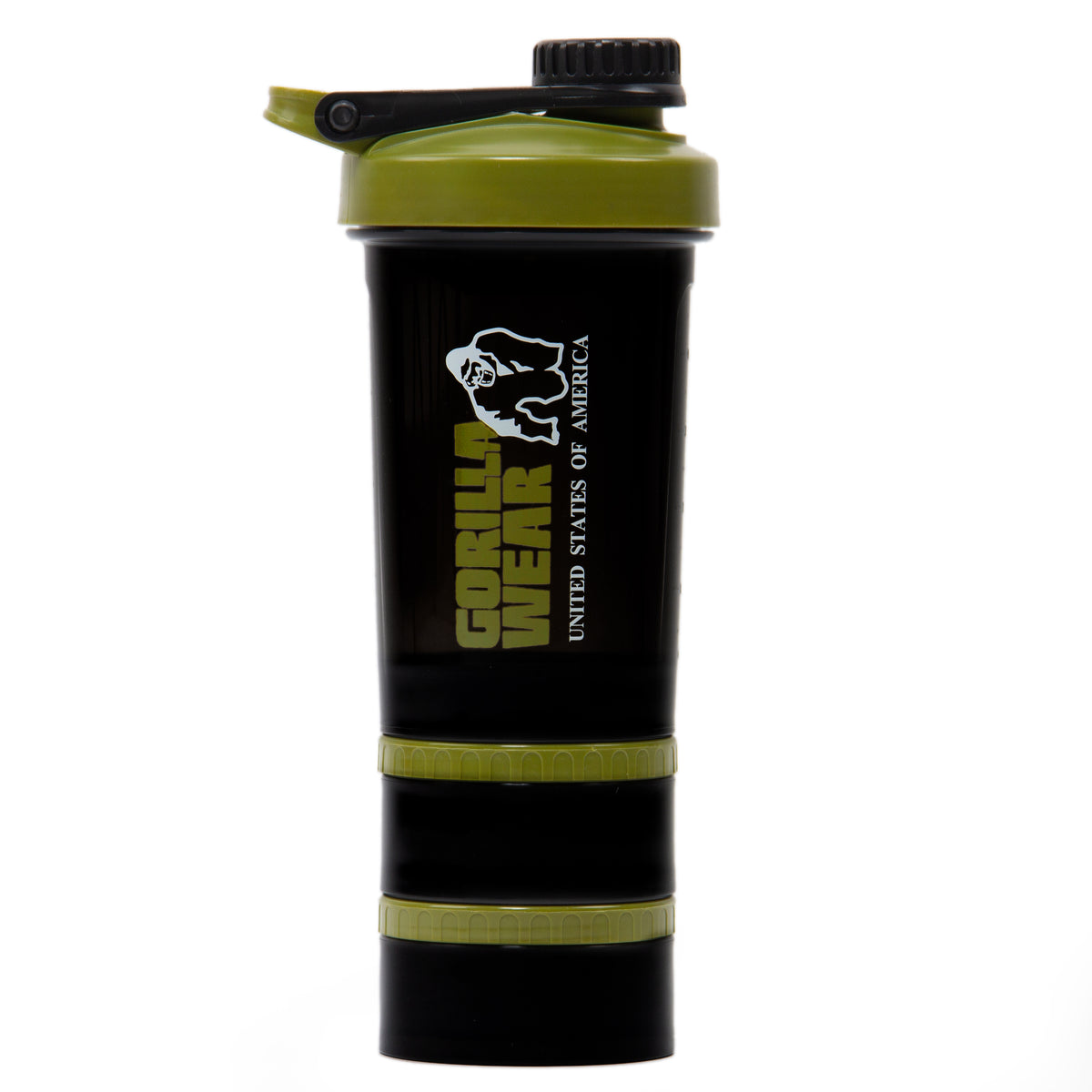 Gorilla Wear Shaker 2 Go 760 ml - Black/Army Green