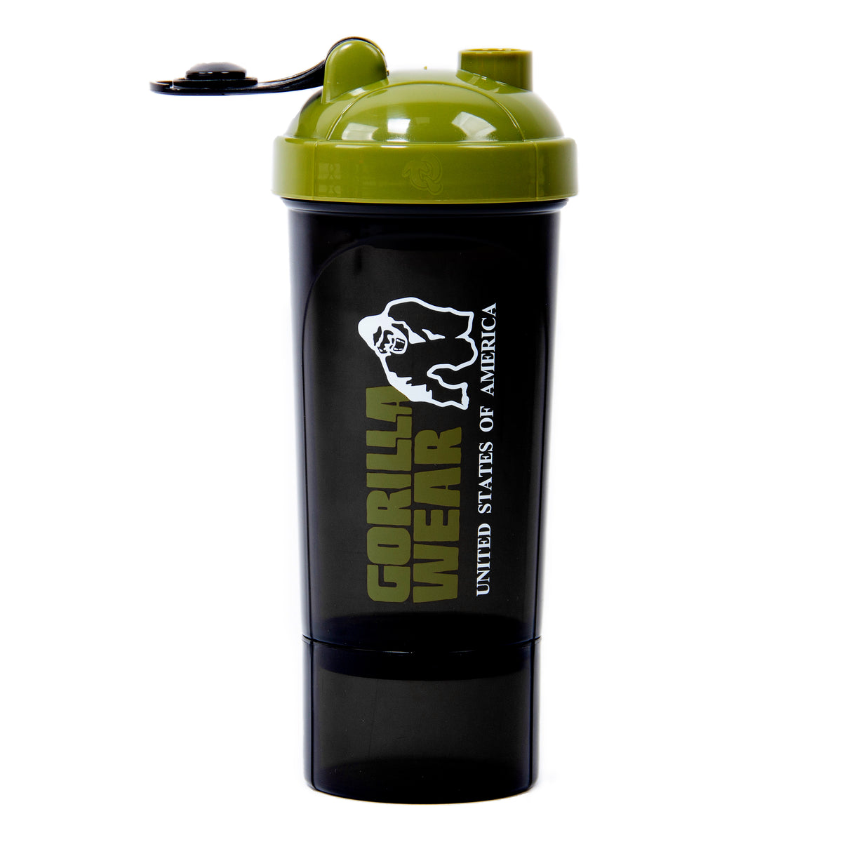 Gorilla Wear Shaker Compact 500 ml - Black/Army Green