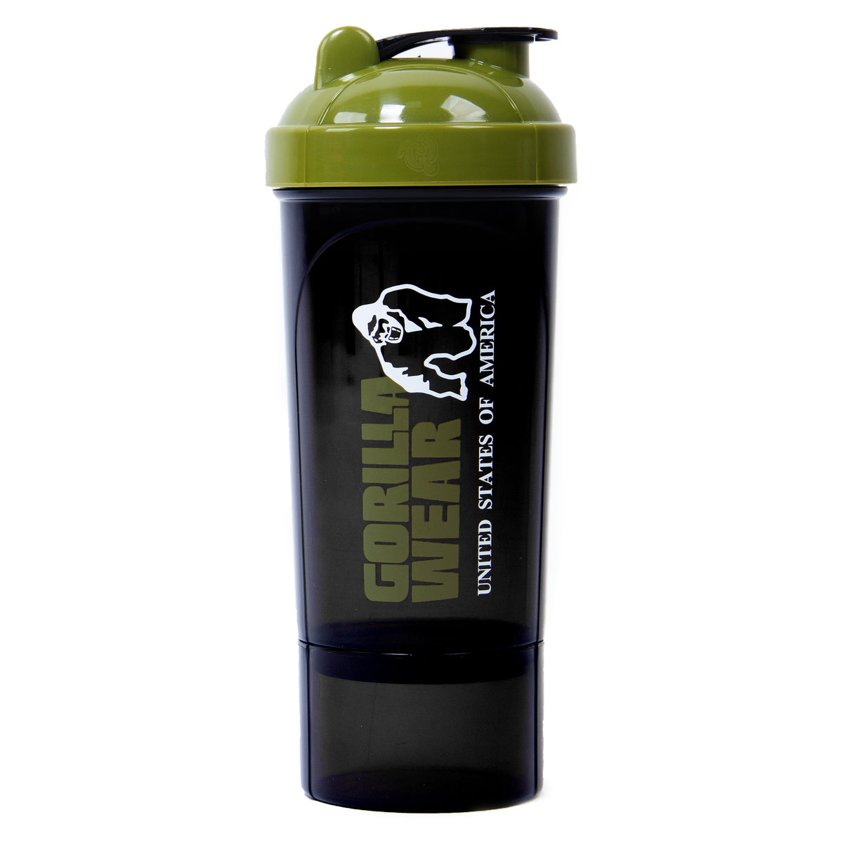 Gorilla Wear Shaker Compact 500 ml - Black/Army Green