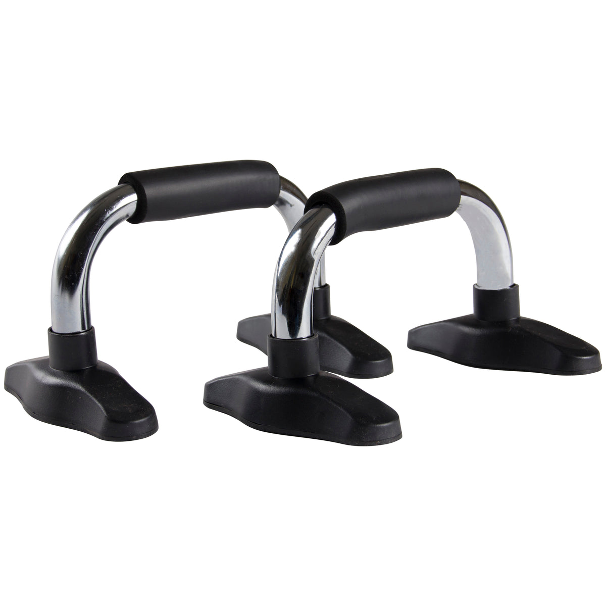 Virtufit Push Up Bars - Chrome