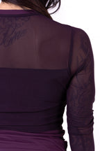NEBBIA Flash Mesh Longsleeve - Burgundy - NEBBIA | Kraft & Kontroll