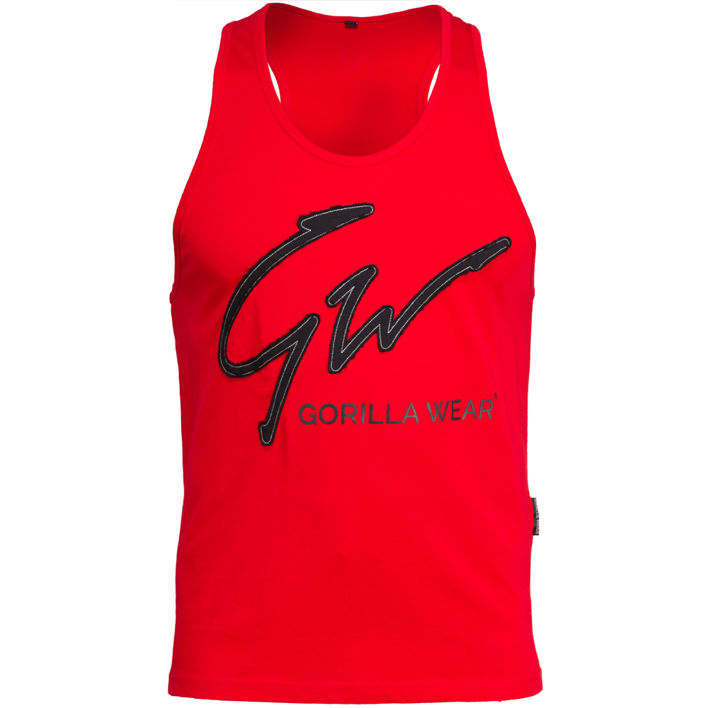 Gorilla Wear Evansville Tank Top - Röd - Gorilla Wear | Kraft & Kontroll