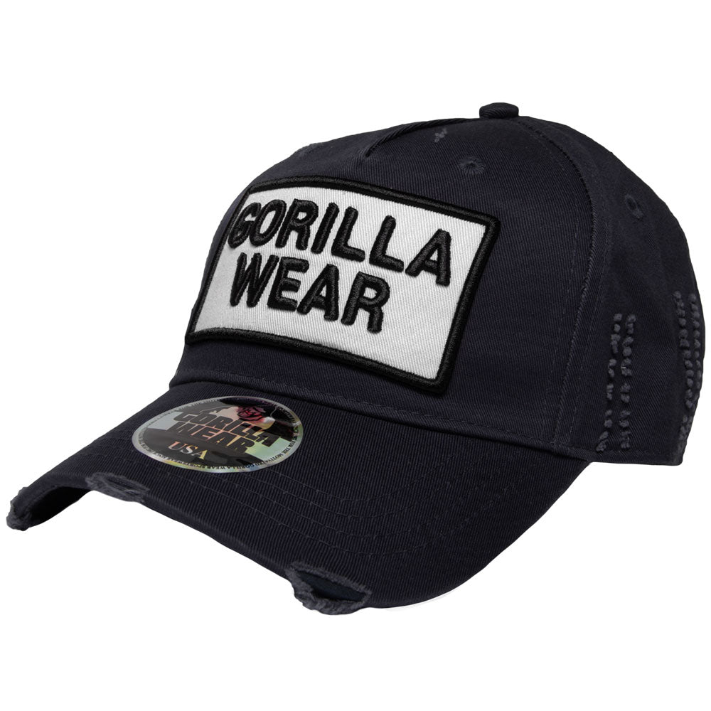 Gorilla Wear Harrison Cap - Svart/Vit - Gorilla Wear | Kraft & Kontroll