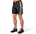Arméngröna kamouflagemönstrade MMA-shorts Gorilla Wear Kensington med stretchpaneler