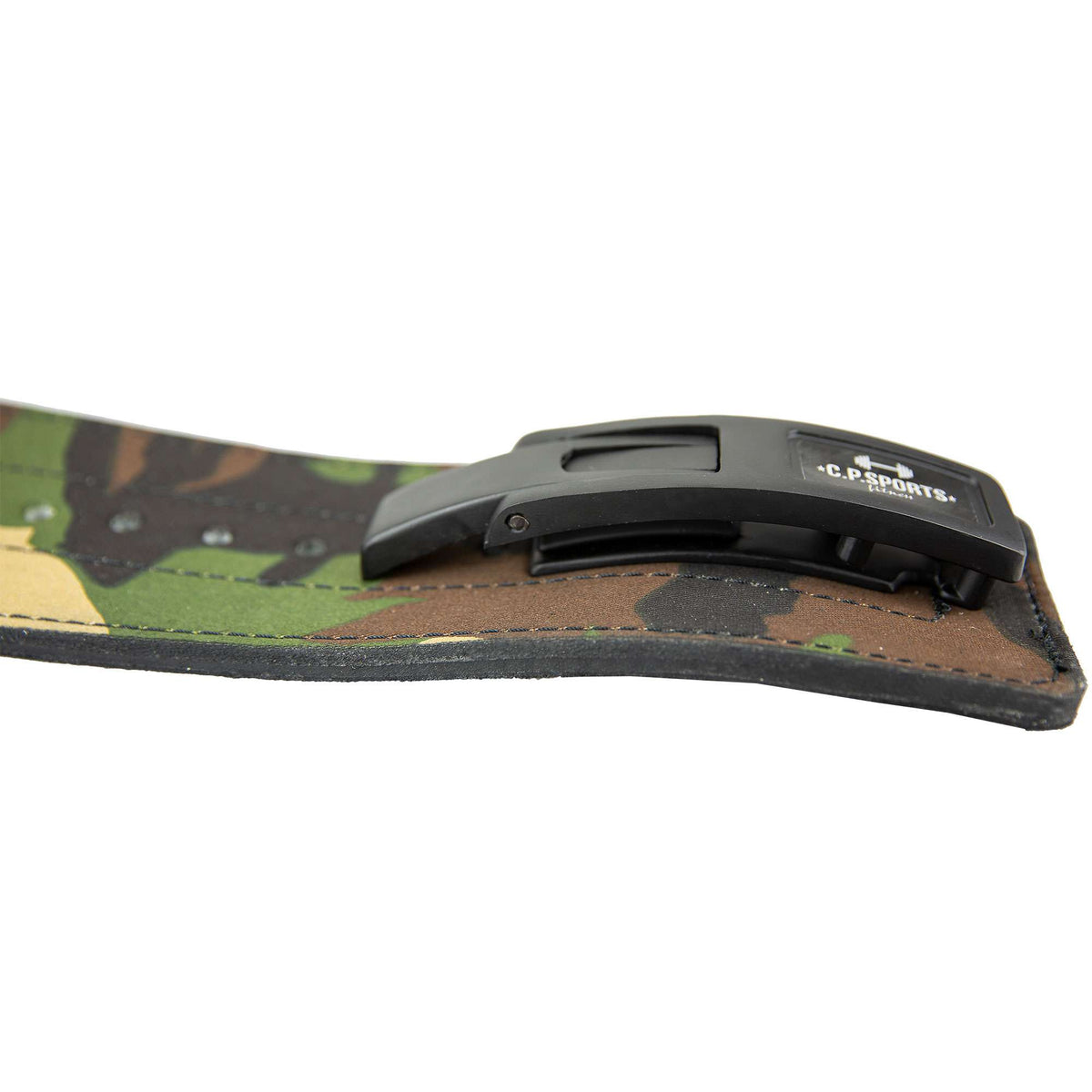 C.P. Sports Powerlifting Lever Belt - Green Camo