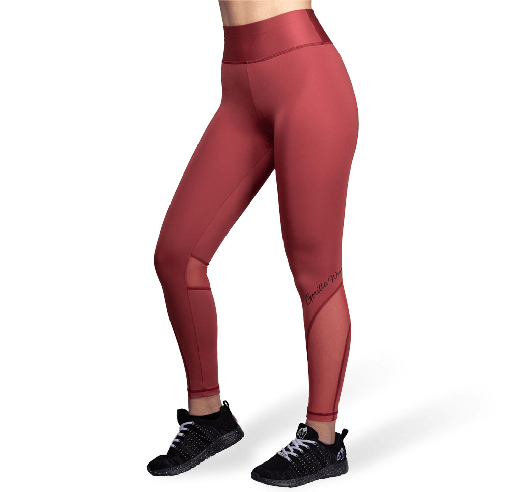 Gorilla Wear Kaycee Tights - Burgundy Red - Gorilla Wear | Kraft & Kontroll