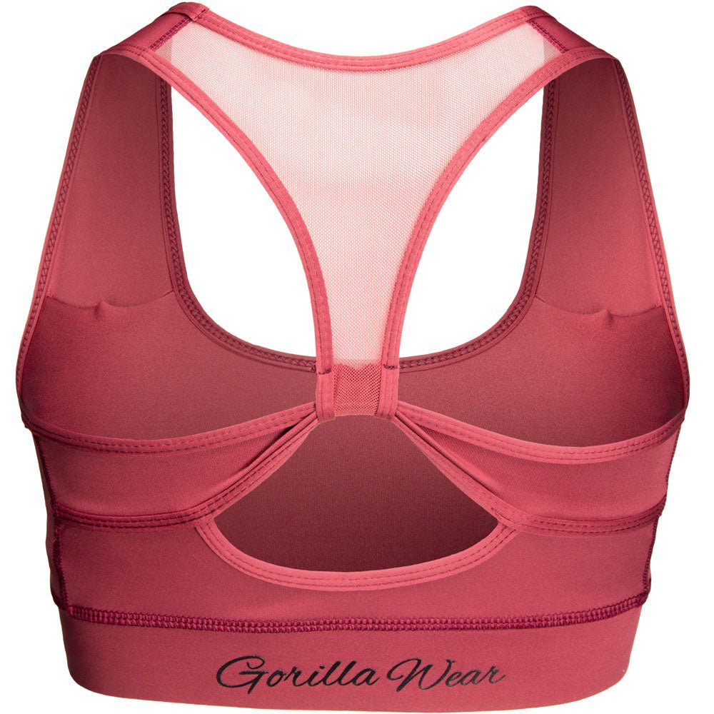Gorilla Wear Meta Sports Bra - Burgundy Red - Gorilla Wear | Kraft & Kontroll
