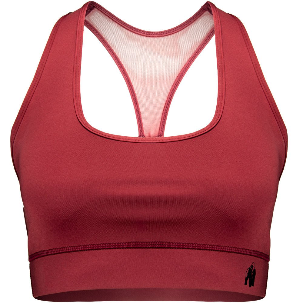 Gorilla Wear Meta Sports Bra - Burgundy Red - Gorilla Wear | Kraft & Kontroll