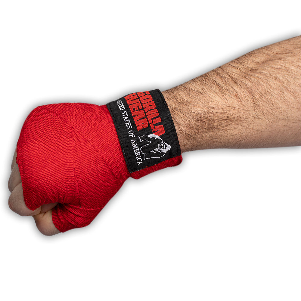 Gorilla Wear Boxing Hand Wraps - Röd