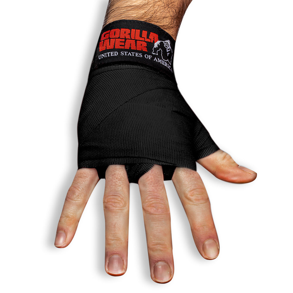 Gorilla Wear Boxing Hand Wraps - Svart