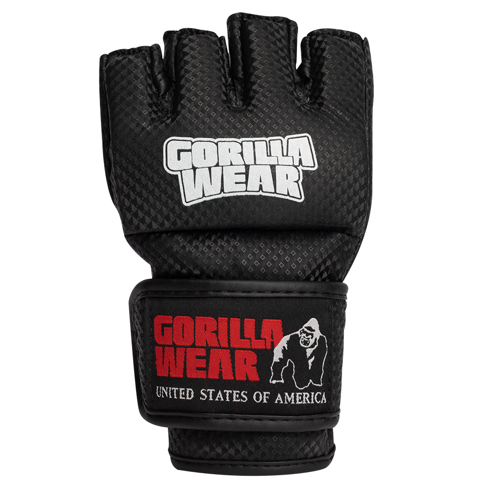 Gorilla Wear Berea MMA Gloves (without thumb) - Svart/Vit