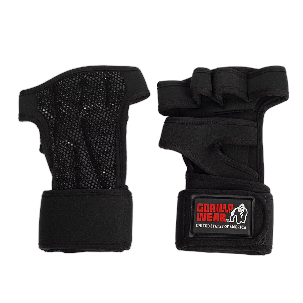 Gorilla Wear Yuma Weightlifting Workout Gloves - Svart