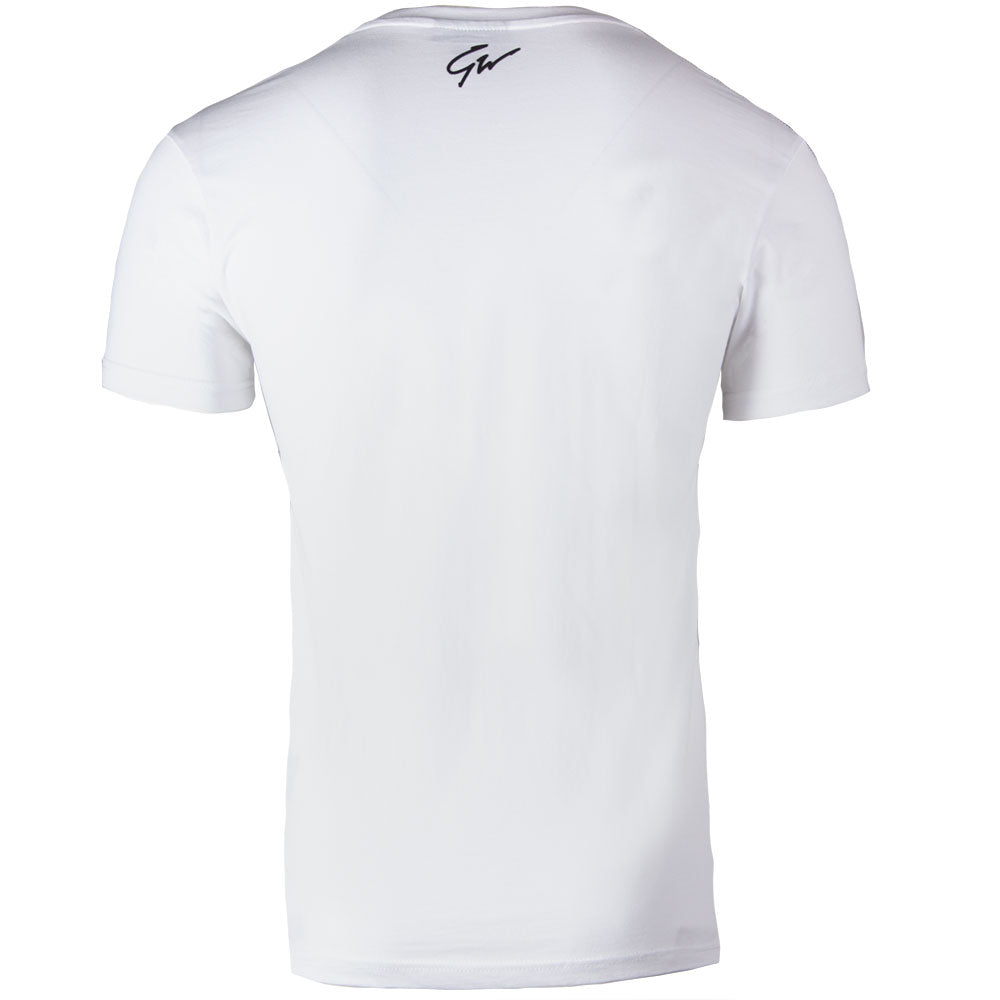 Gorilla Wear Chester T-Shirt - Vit/Svart - Gorilla Wear | Kraft & Kontroll