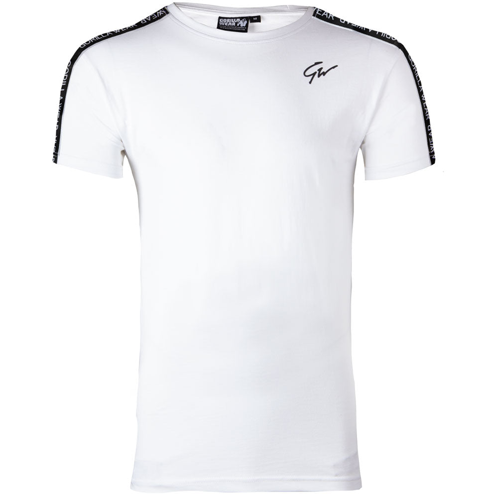 Gorilla Wear Chester T-Shirt - Vit/Svart - Gorilla Wear | Kraft & Kontroll