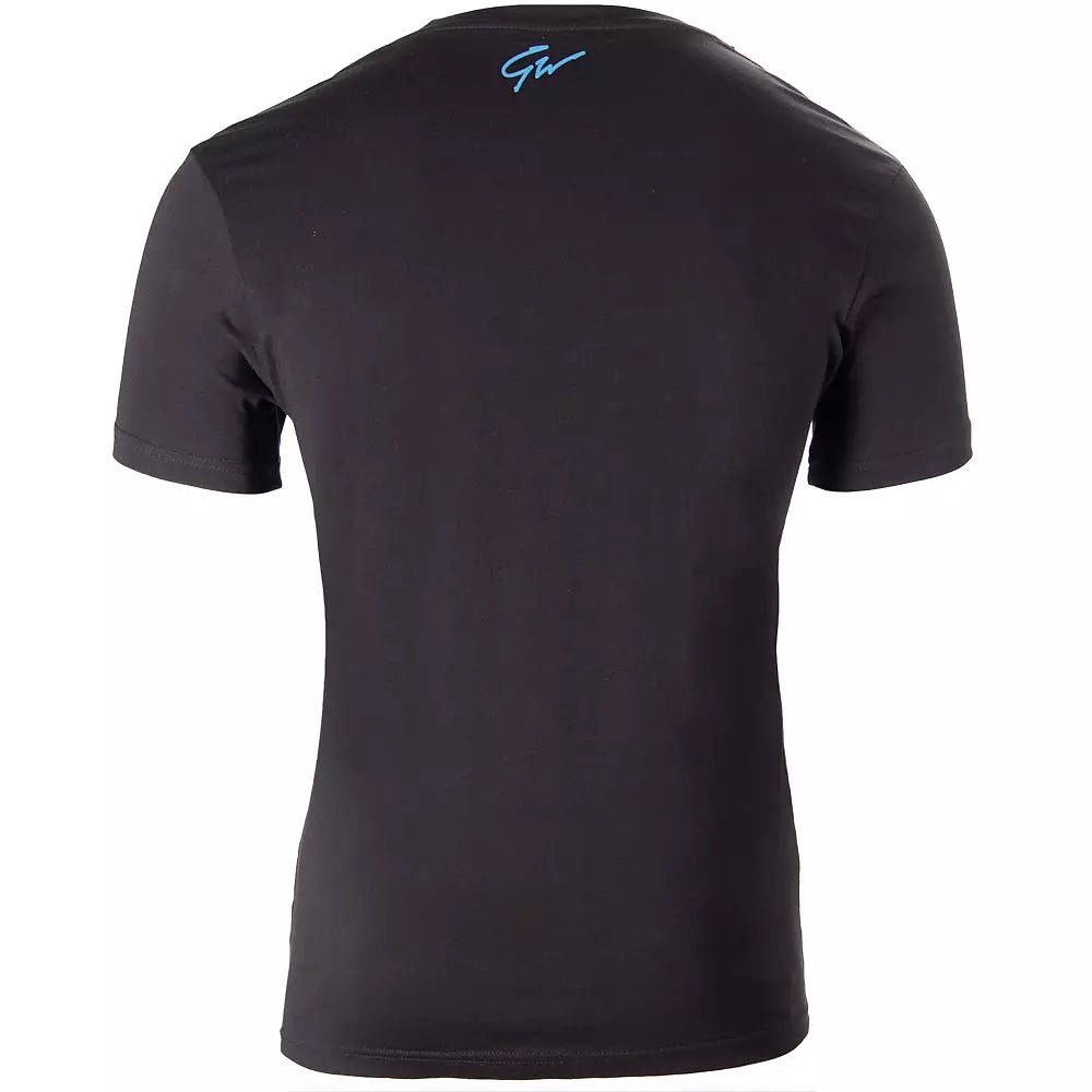 Gorilla Wear Chester T-Shirt - Svart/Blå - Gorilla Wear | Kraft & Kontroll