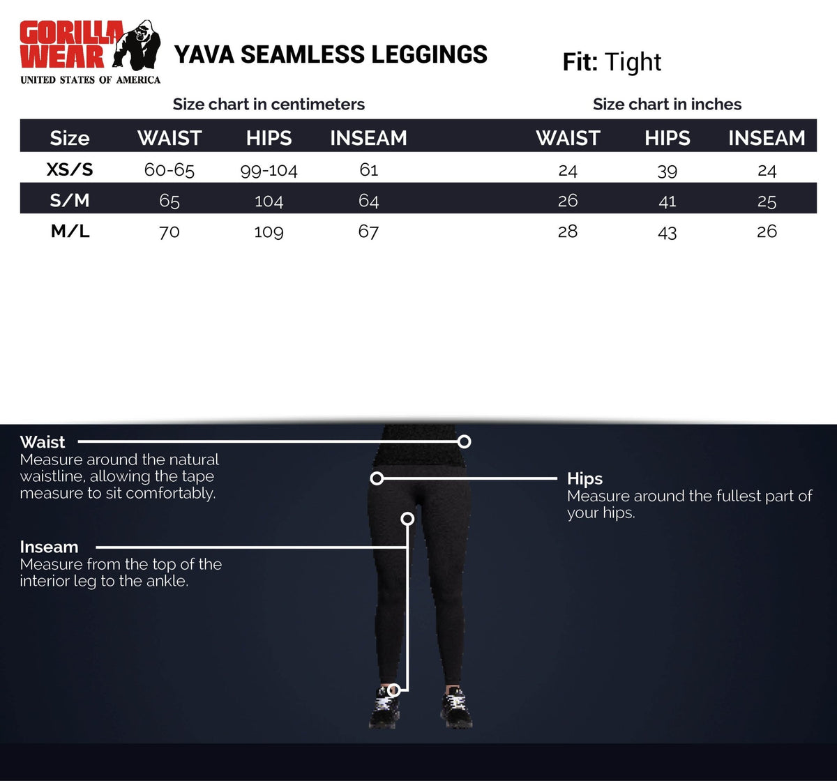 Gorilla Wear Yava Seamless Leggings - Grå - Gorilla Wear | Kraft & Kontroll