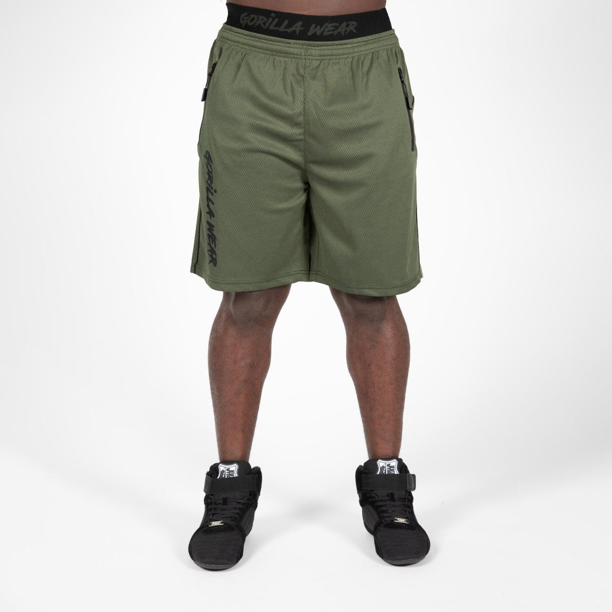 Gorilla Wear Mercury Mesh Shorts - Army Green/Black - Gorilla Wear | Kraft & Kontroll