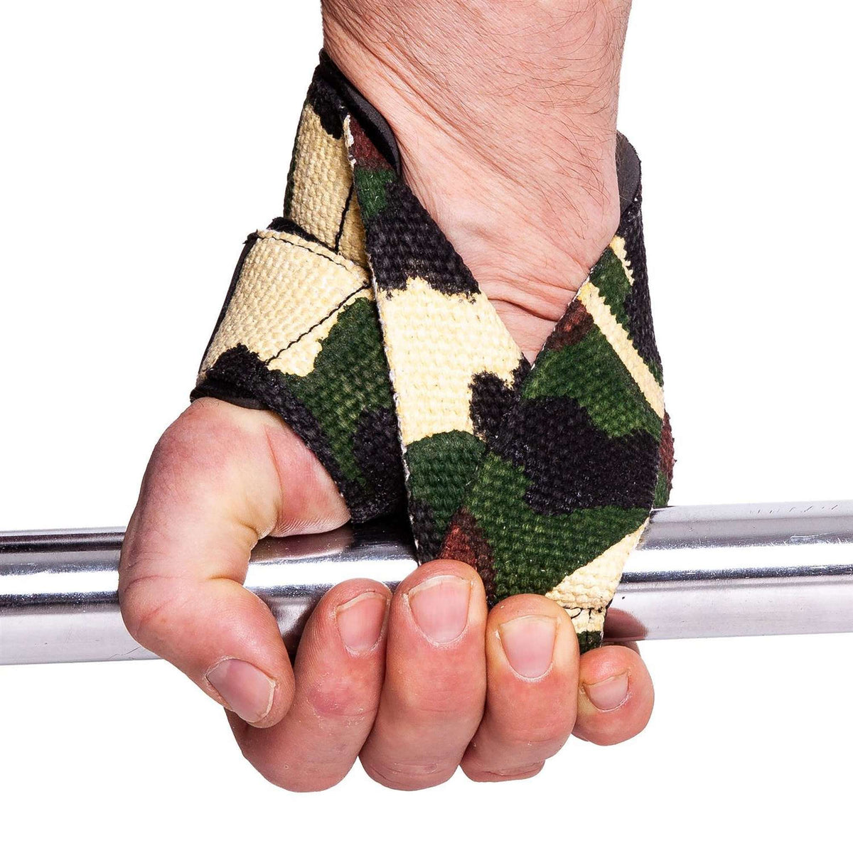 C.P. Sports Figure 8 Straps - Lifting Loops - Green Camo