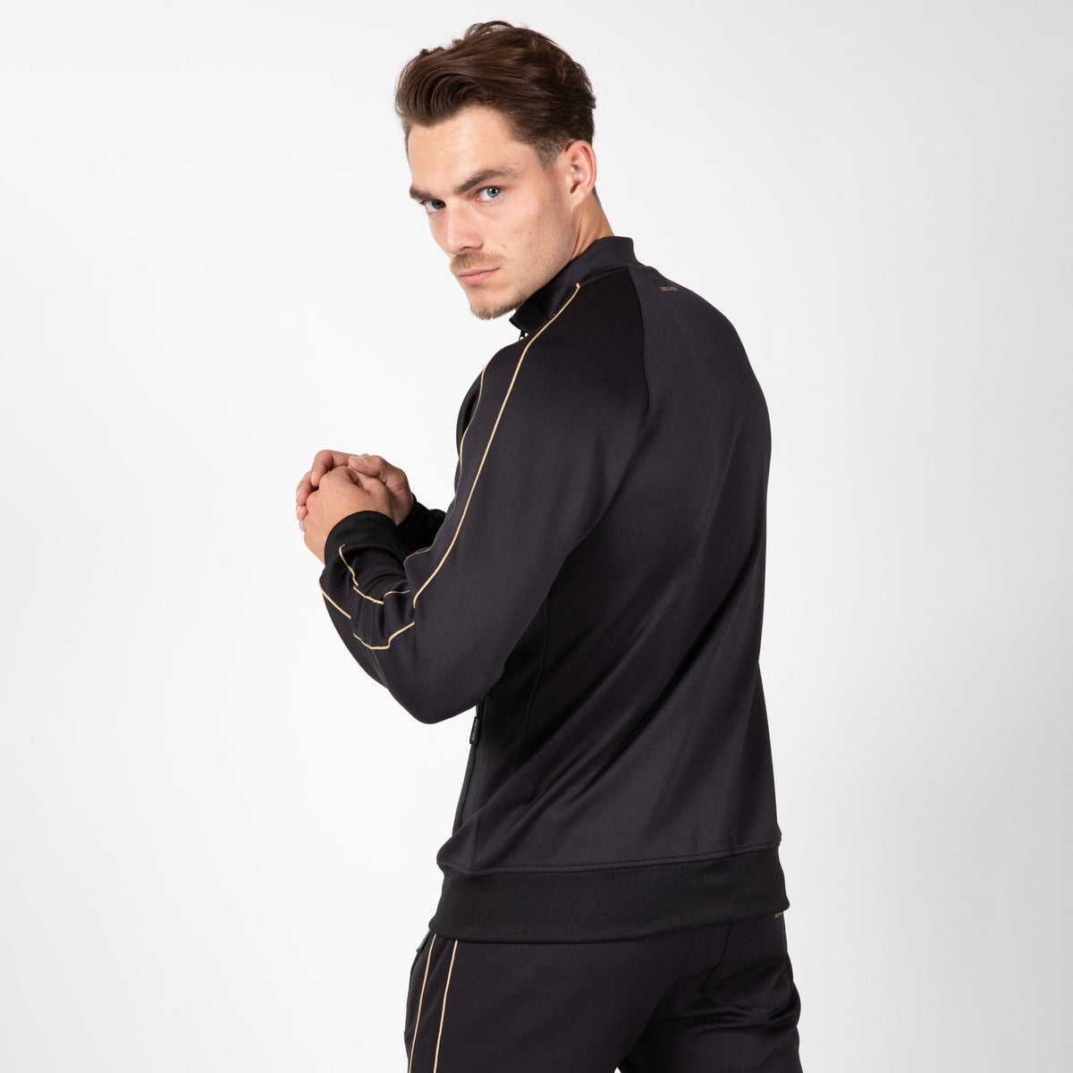 Gorilla Wear Wenden Track Jacket - Svart/Guld - Gorilla Wear | Kraft & Kontroll