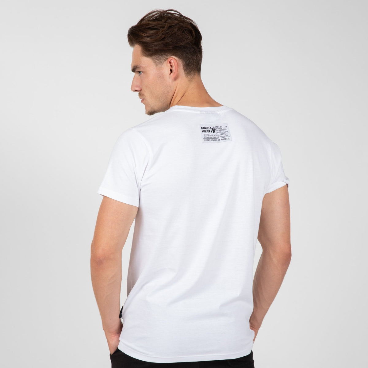Gorilla Wear Classic T-Shirt - Vit - Gorilla Wear | Kraft & Kontroll
