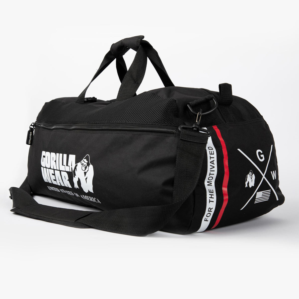 Gorilla Wear Norris Hybrid Gym Bag/Backpack - Svart