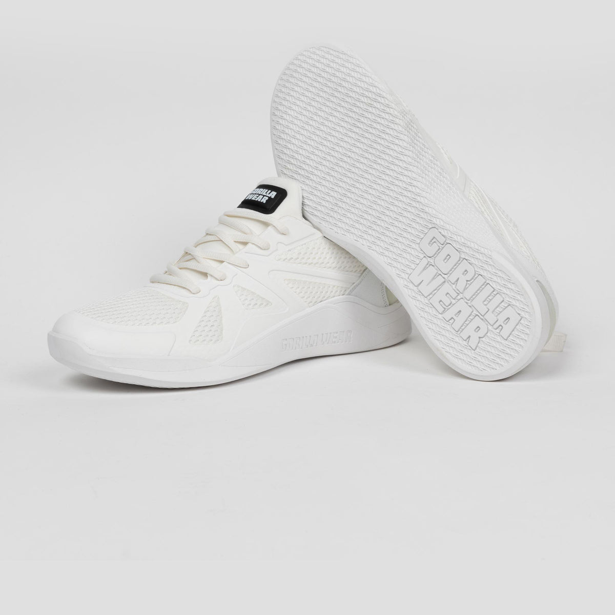 Gorilla Wear Gym Hybrids - Vit/Vit - Gorilla Wear | Kraft & Kontroll