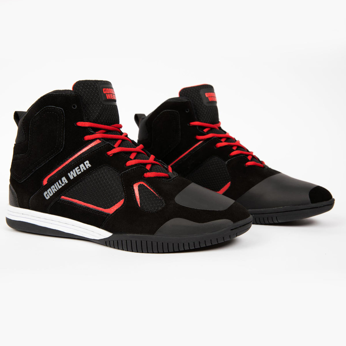 Gorilla Wear Troy High Tops - Svart/Röd - Gorilla Wear | Kraft & Kontroll