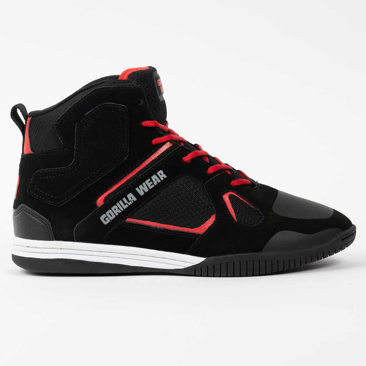 Gorilla Wear Troy High Tops - Svart/Röd - Gorilla Wear | Kraft & Kontroll