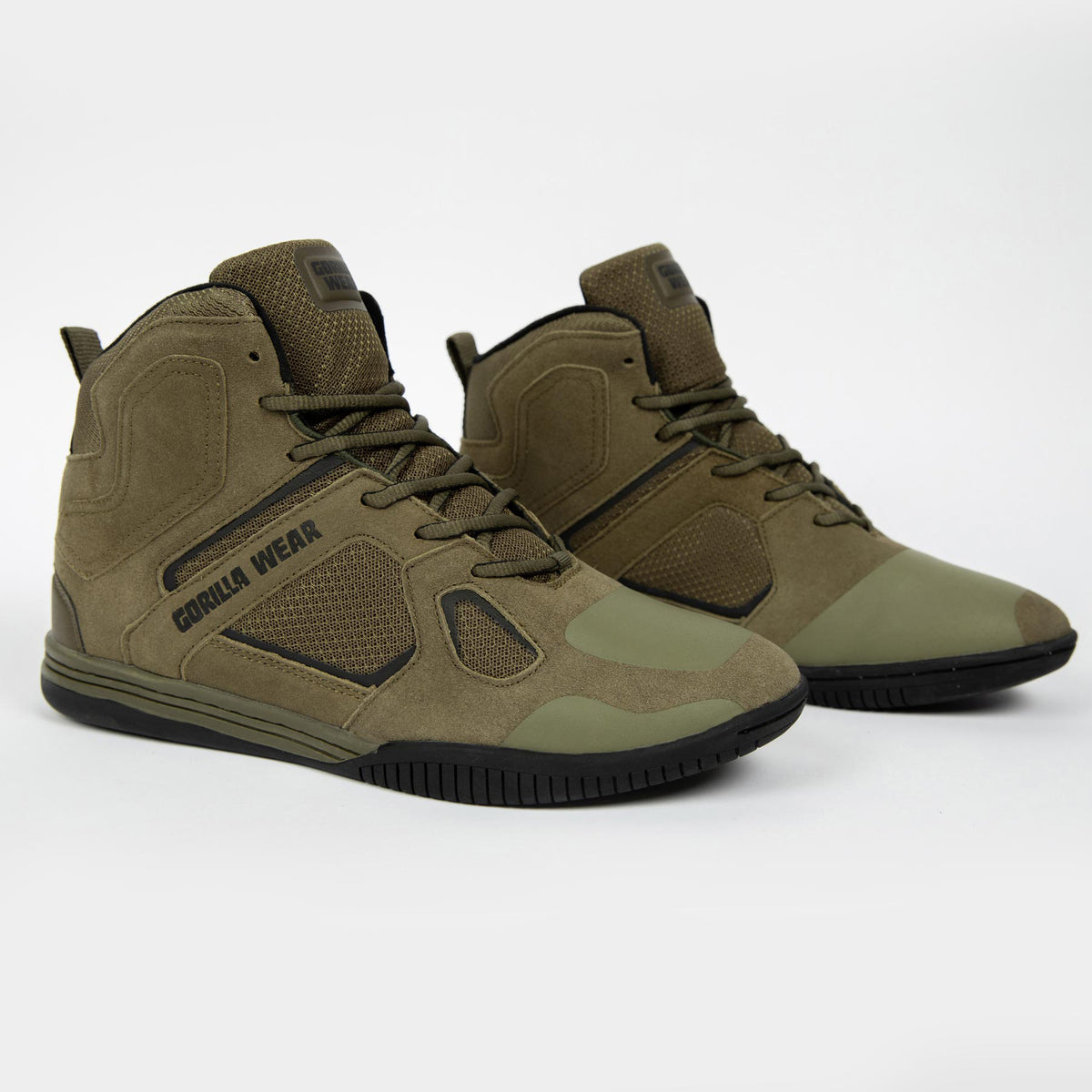 Gorilla Wear Troy High Tops - Army Green - Gorilla Wear | Kraft & Kontroll
