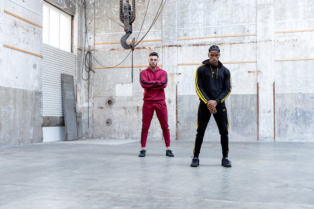 Gorilla Wear Banks Oversized Hoodie - Burgundy Red/Black - Gorilla Wear | Kraft & Kontroll