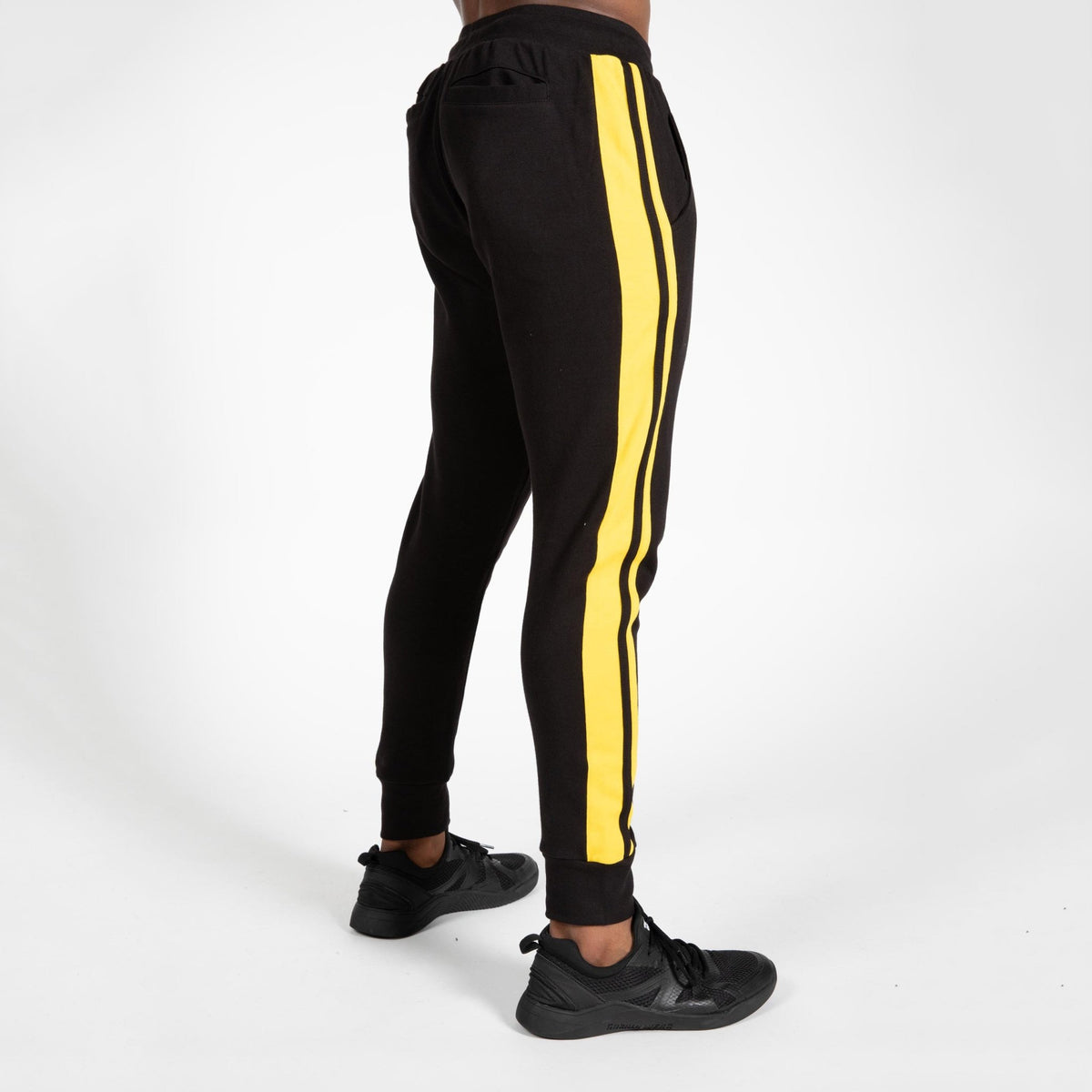 Gorilla Wear Banks Pants - Svart/Gul - Gorilla Wear | Kraft & Kontroll