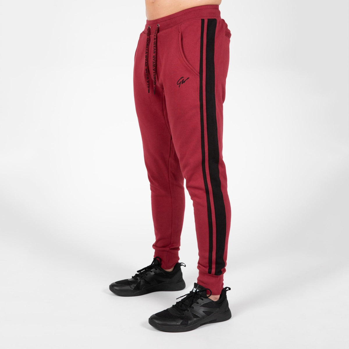 Gorilla Wear Banks Pants - Burgundy Red/Black - Gorilla Wear | Kraft & Kontroll
