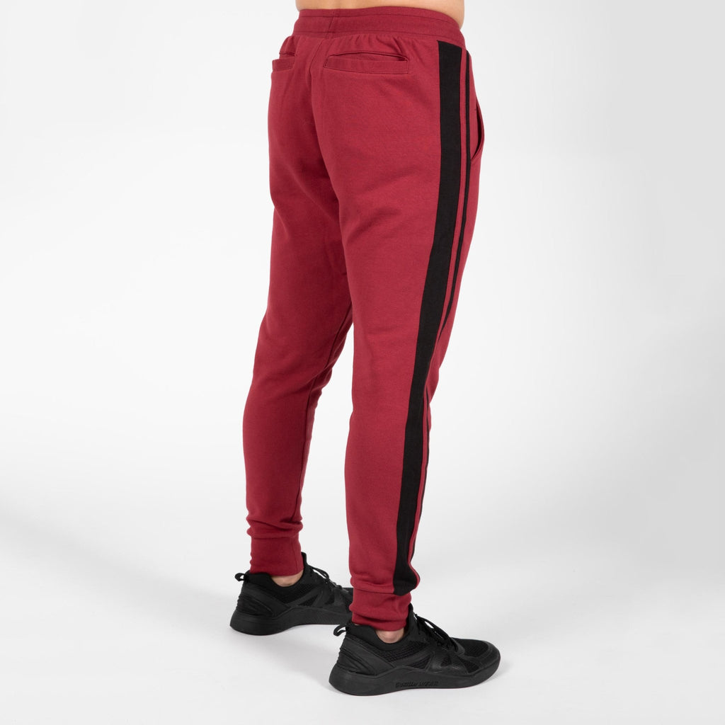 Gorilla Wear Banks Pants - Burgundy Red/Black - Gorilla Wear | Kraft & Kontroll