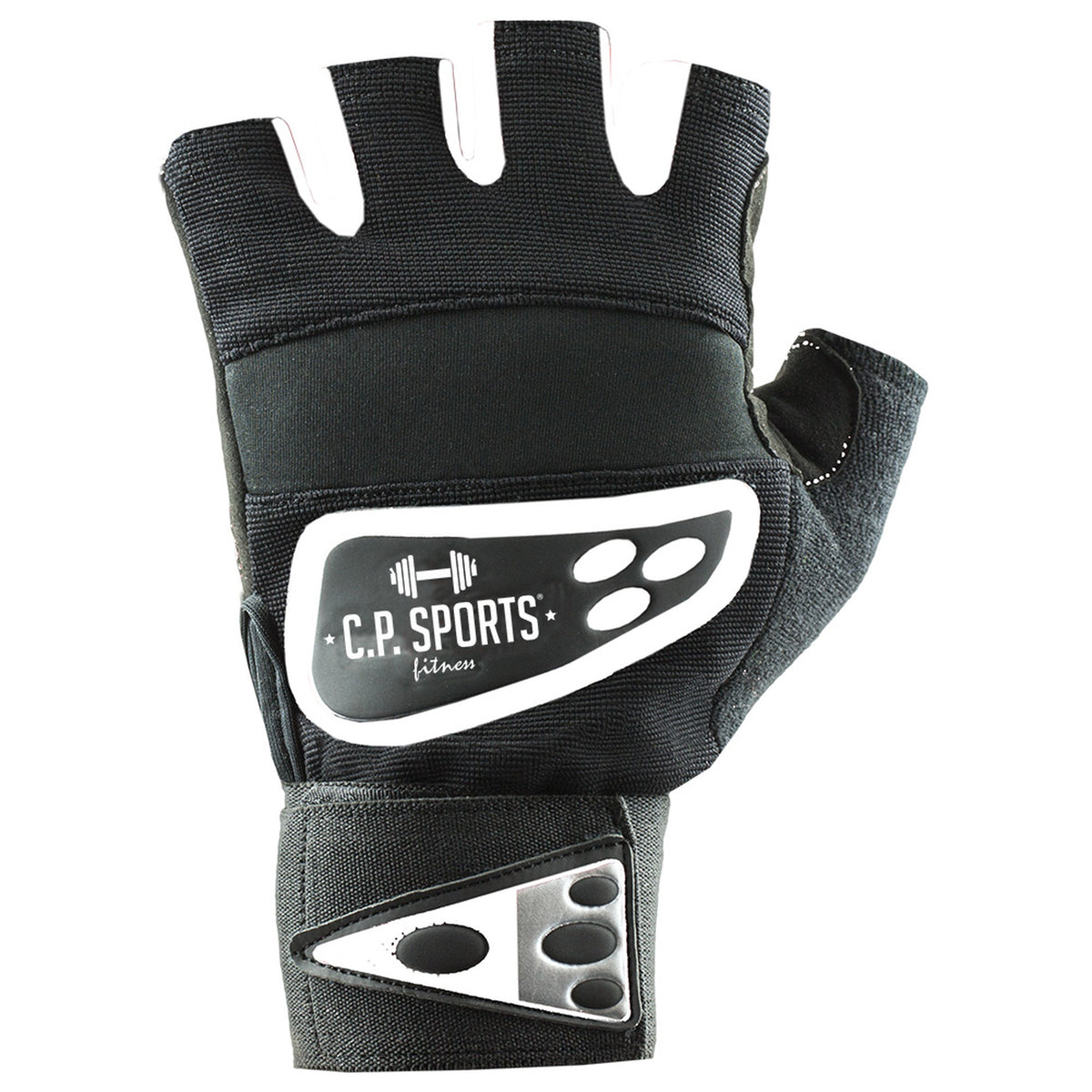 C.P. Sports Wrist Wrap Glove - Svart/Vit