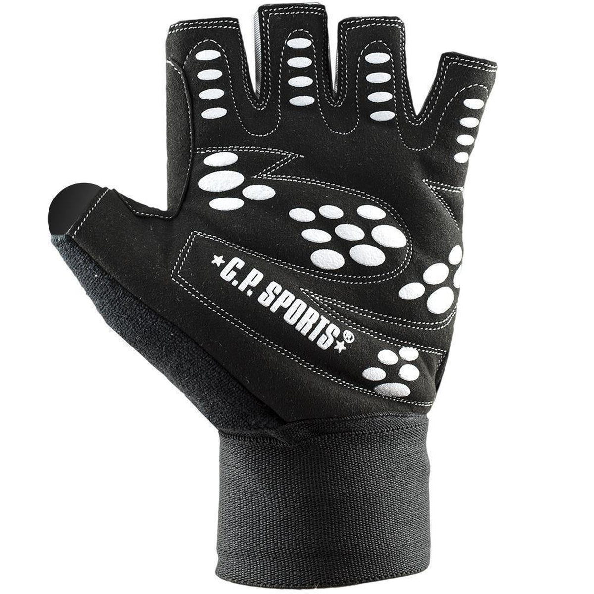 C.P. Sports Wrist Wrap Glove - Svart/Vit