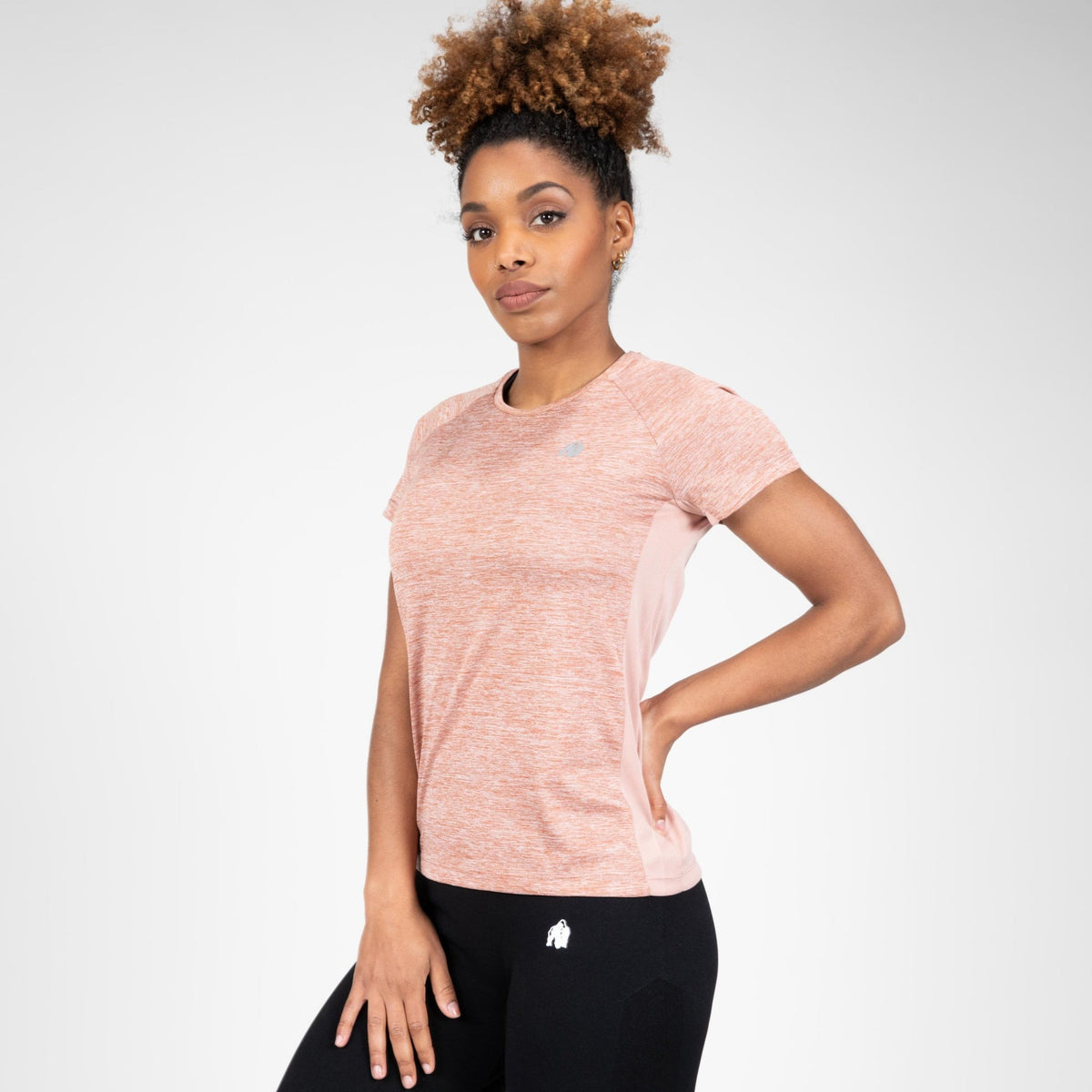 Gorilla Wear Monetta Performance T-Shirt - Salmon Pink - Gorilla Wear | Kraft & Kontroll