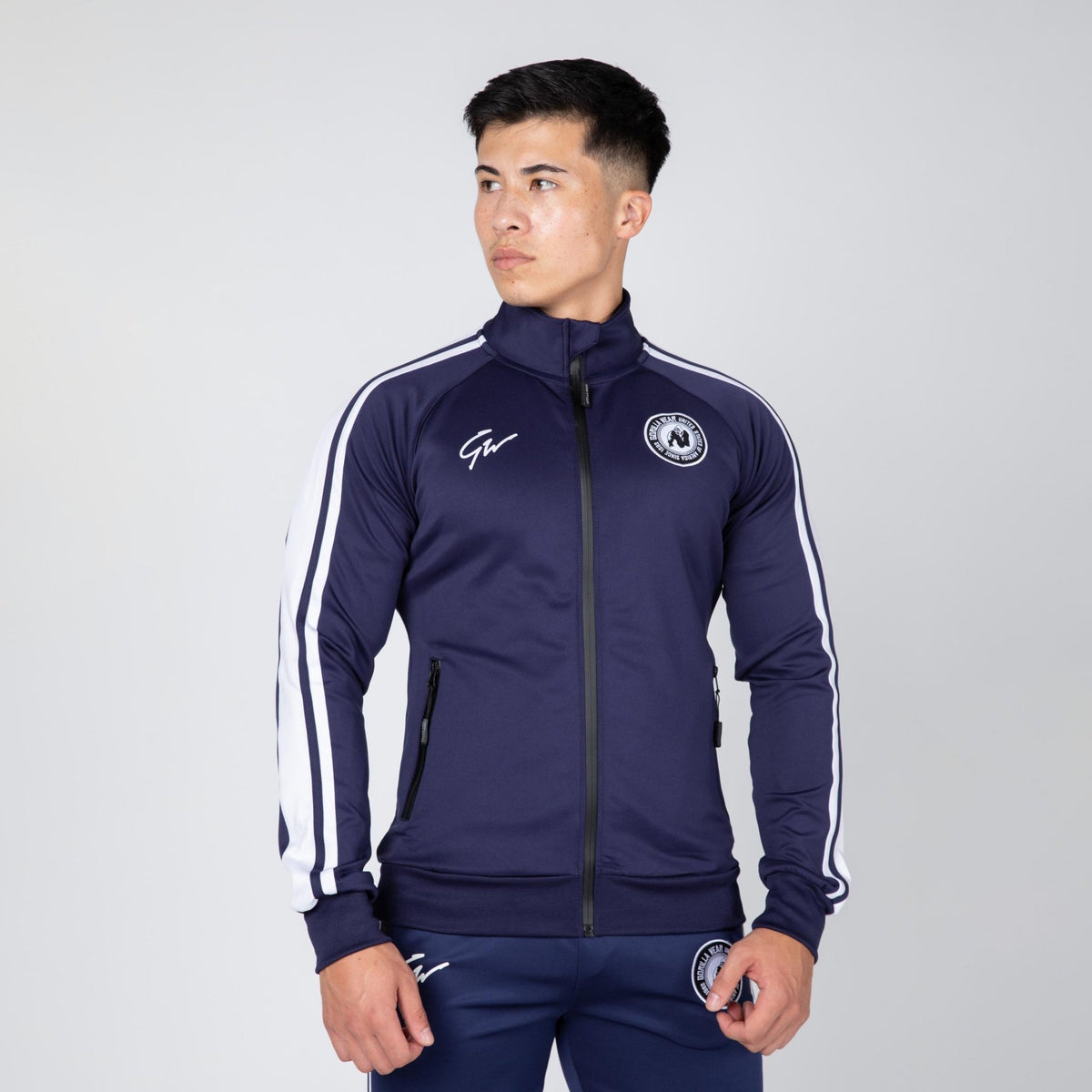 Gorilla Wear Stratford Track Jacket - Navy - Gorilla Wear | Kraft & Kontroll