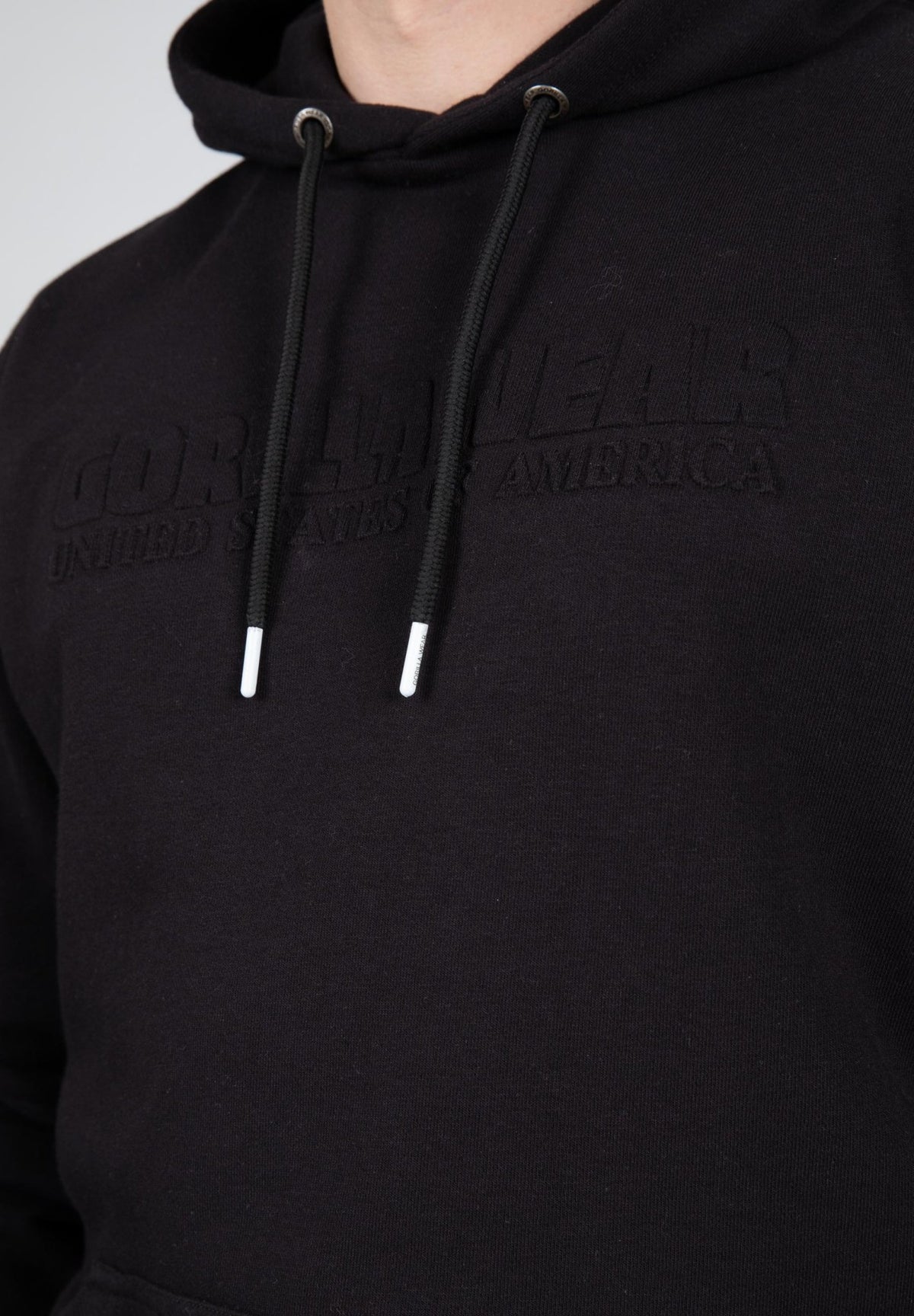 Gorilla Wear Crowley Oversized Hoodie Herr - Svart - Gorilla Wear | Kraft & Kontroll