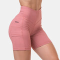 NEBBIA Fit Smart Biker Shorts - Old Rose - NEBBIA | Kraft & Kontroll