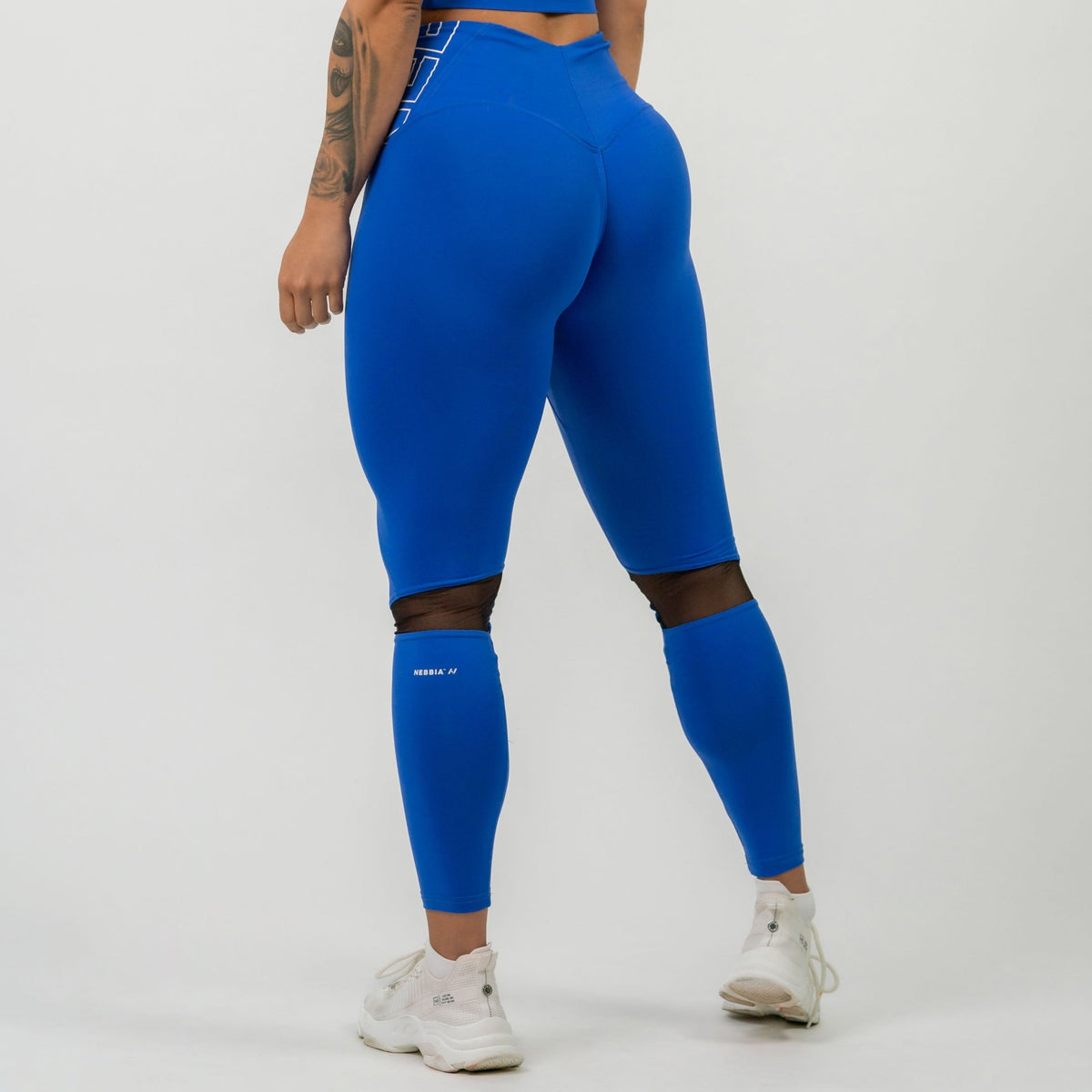 NEBBIA FIT Active High Waist Leggings - Blå - NEBBIA | Kraft & Kontroll