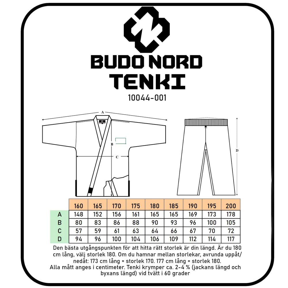 Budo-Nord Karatedräkt Tenki