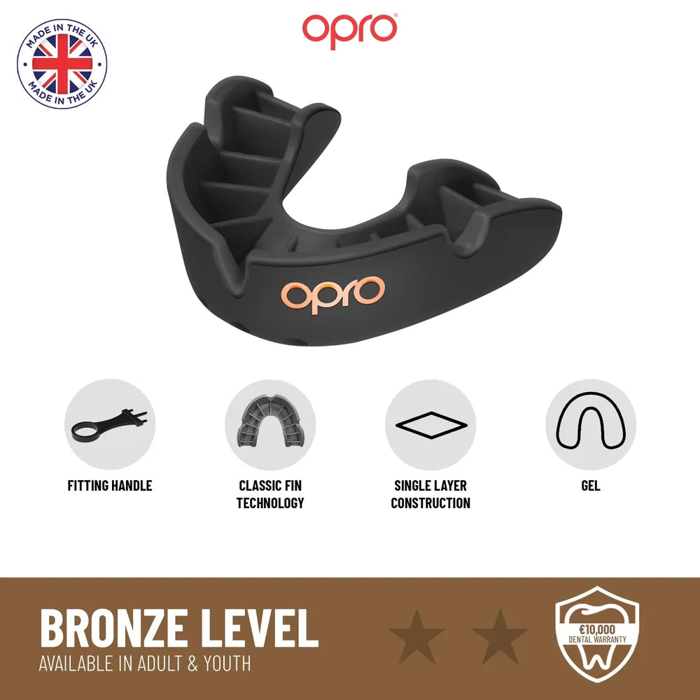 Opro Self-Fit Bronze Tandskydd