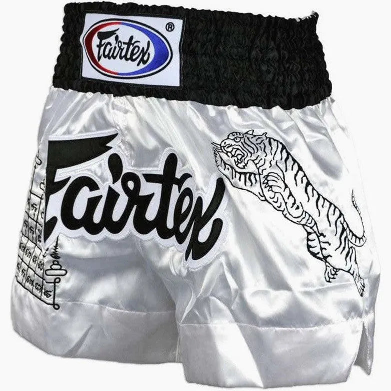 Fairtex Thaishorts BS0637 Thai Talisman vit