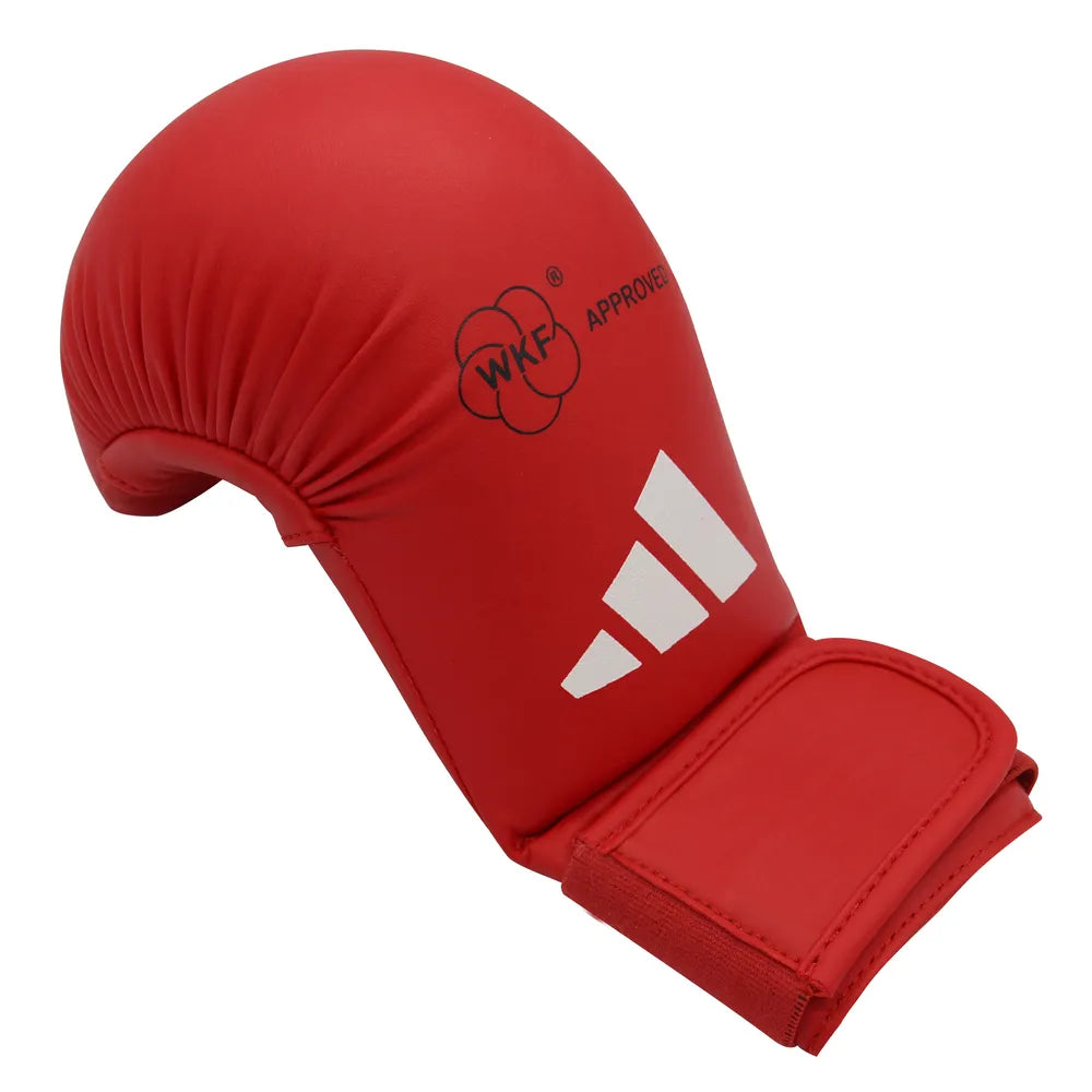 Adidas WKF knogskydd med diagonal inre elastik
