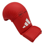 Adidas WKF knogskydd med diagonal inre elastik