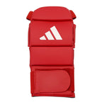 Adidas Jujutsu knogskydd med EVA-skum för jujutsu fighting system, som är flexibla och tåliga mot sprickbildning