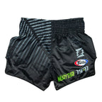 Svarta Fairtex BS1924 thaishorts med smal, atletisk passform