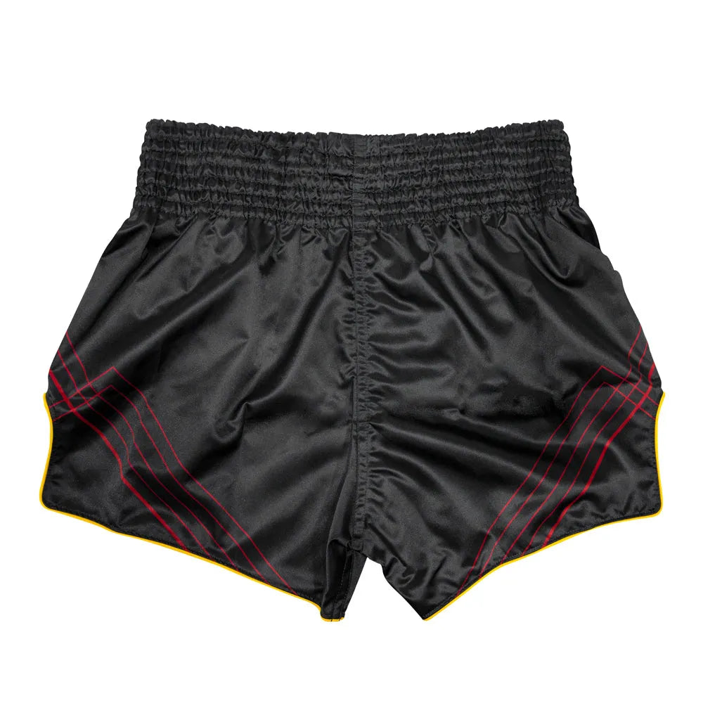 Svarta Fairtex Mr X BS1925 thaishorts med strömlinjeformad passform