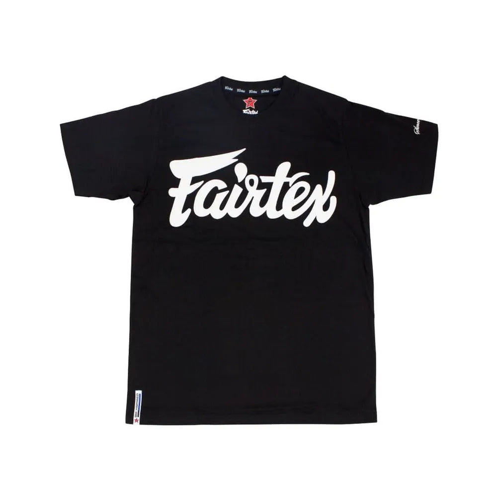 Svart Fairtex TS7 t-shirt i 100 % bomull