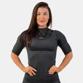 NEBBIA Python SnakeSkin Mid Sleeve T-shirt - Svart - NEBBIA | Kraft & Kontroll